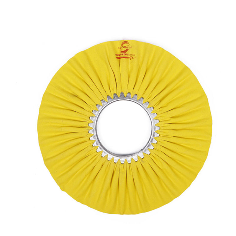 Yellow Hardened Cloth Wheel For Aluminium